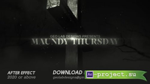 Videohive - Maundy Thursday Titles - 62560070 - Project for After Effects