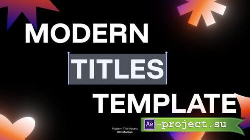 Videohive - Modern Title - MOGRT - 62571573 - Premiere Pro Templates