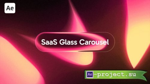 Videohive - SaaS Glass UI Carousel - 62610452 - Project for After Effects