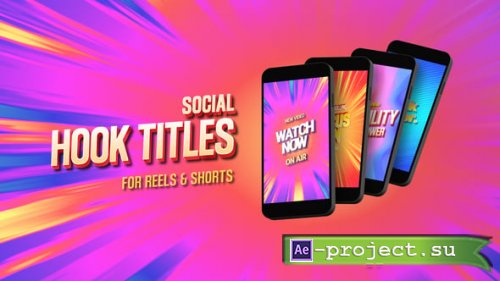 Videohive - Social Hook Titles for Reels & Shorts - 62581971 - Project for After Effects