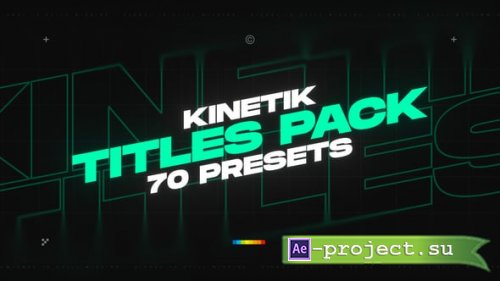 Videohive - Kinetic Titles - 51311742 - Project for After Effects