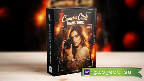 Videohive - Camera Click and Flash Transition Pack for Premiere Pro FHD - 62524953