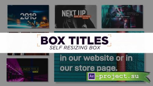 Videohive - Box Titles - Self Resizing - 22000721 - Project for After Effects