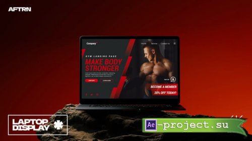 Videohive - Laptop Screen Mockup - 62664329 - Project for After Effects