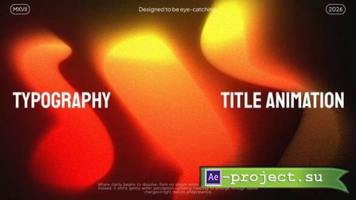 Videohive - Dynamic Fluid Typography Title Animation - 62661495 - Project for After Effects