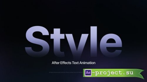 Videohive - Text Animation - 62682194 - Project for After Effects
