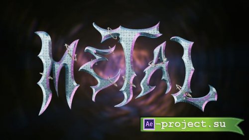 Videohive - Futuristic Metal Font - 62734312 - Project for After Effects