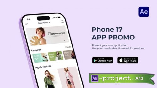 Videohive - Phone 17 Mockup | App Promo - 62663321 - Project for After Effects