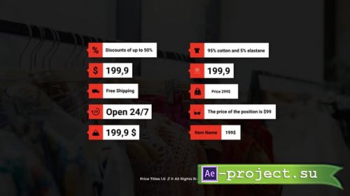 Videohive - Price Titles | AE - 62874135 - Project for After Effects