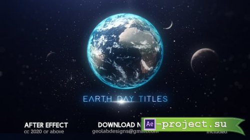 Videohive - Earth Day Titles - 62873982 - Project for After Effects