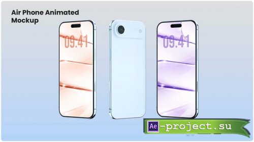 Videohive - Air Phone Animated Mockup - 62876147 - Project for After Effects