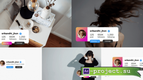 Videohive - Instagram Follow - 62097915 - Project for After Effects