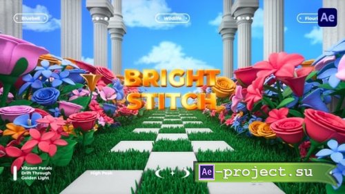 Videohive - Blooming Floral 3D Titles - 62965598 - Project for After Effects