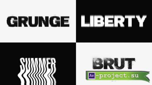 Videohive - Grunge Titles V3 - 63003333 - Project for After Effects