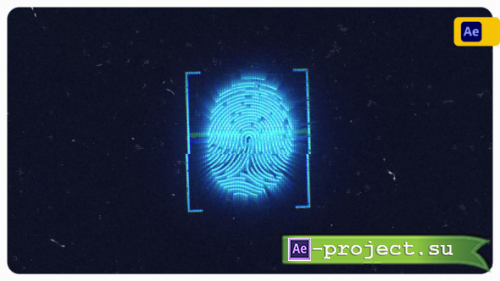 Videohive - Biometric Glitch Logo Reveal - 63003946 - Project for After Effects