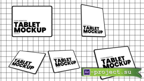 Videohive - Clean Animation Digital Tablet After Effect - 62989506 - Project for After Effects