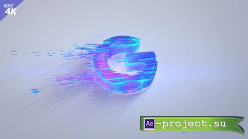 Videohive - Digital 3D Speed Lines Logo White - 62966354 - Project for After Effects
