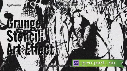 Videohive - Grunge Stencil Art Effect - 62965996 - Project for After Effects