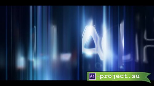 Videohive - Abstract Light Cinematic Digital Distortion Logo Reveal - 62636204 - Project for After Effects