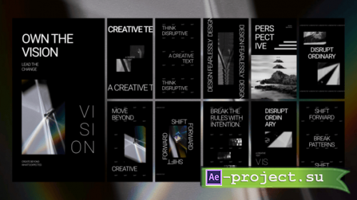 Videohive - Black and White Text Titles - 63007984 - Project for After Effects