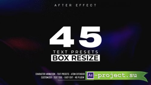 Videohive - Box Resize Title Presets - 63008411 - Project for After Effects