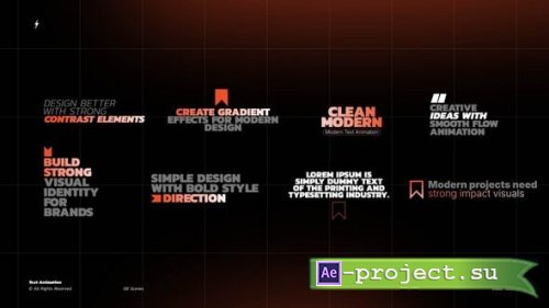 Videohive - Text Animation  AE - 63011075 - Project for After Effects