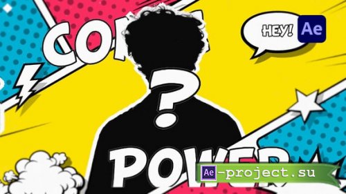 Videohive - Comic Style Hero Reveal - 63011237 - Project for After Effects