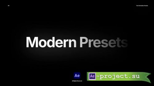 Videohive - Text Animation Presets - 63022270 - Project for After Effects