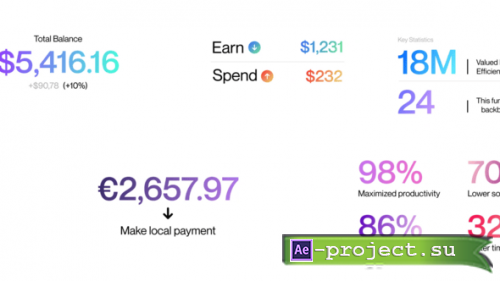 Videohive - Counter Number Animation | Finance UI Toolkit | Clean Dashboard - 63033047