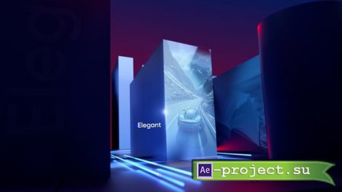 Videohive - Exhibition Stylish Neon Slideshow Modern Gallery Promo - 63021863 - Project for After Effects