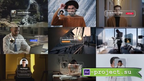 Videohive - Liquid Glass Lower Third - 63027508 - Project for After Effects