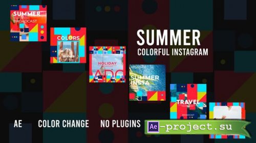 Videohive - Colorful Instagram Post 2 - 63011655 - Project for After Effects