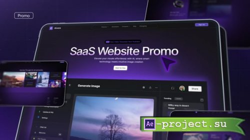 Videohive - SaaS Website Promo - 63032193 - Project for After Effects