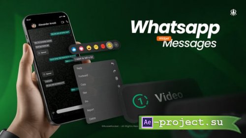Videohive - WhatsApp Messages - 63032167 - Project for After Effects