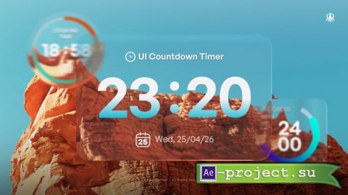 Videohive - UI Countdown Timer - 63032147 - Project for After Effects