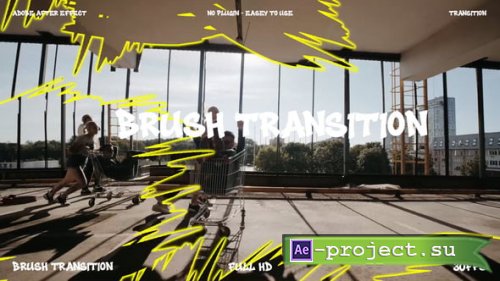Videohive - Brush Transitions - 63019651 - Project for After Effects