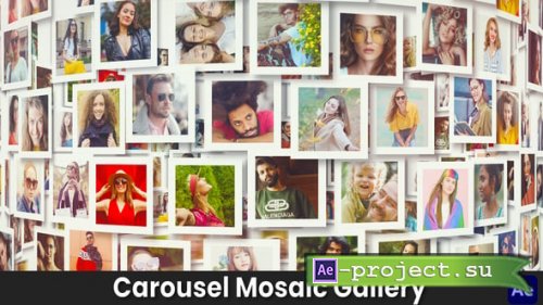 Videohive - Carousel Mosaic Gallery - 61940910 - Project for After Effects
