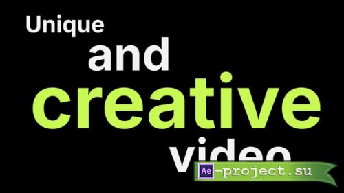 Videohive - Clean Typo Stomp - 63021445 - Project for After Effects