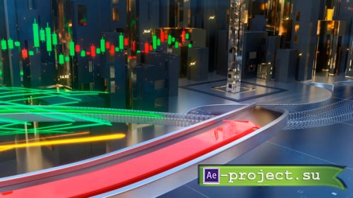 Videohive - Digital City Logo - Economy Finance Opener - 27915408 - Project for After Effects