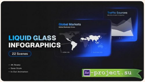 Videohive - Liquid Glass Infographics - 63038054 - Project for After Effects