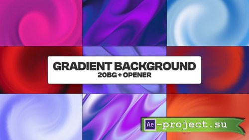 Videohive - Fluid Gradient Backgrounds - 62876081 - Project for After Effects