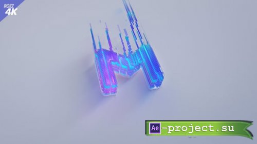 Videohive - Digital White 3D Lines Logo - 63050648 - Project for After Effects