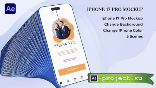 Videohive - Phone 17 Pro Mockup - 63066353 - Project for After Effects
