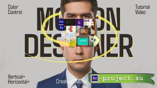 Videohive - Motion Designer Intro | Creative Portfolio Collage - 63064683 - Project for After Effects