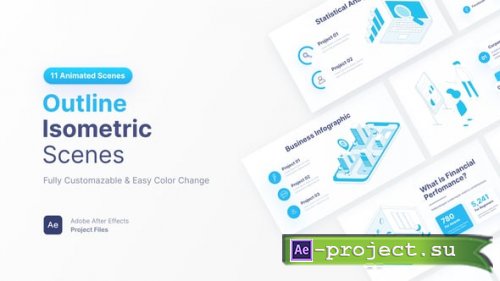 Videohive - Isometric Outline - 62117305 - Project for After Effects
