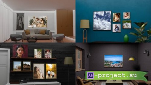 Videohive - Poster Frame in the Room Mockup - 63071771 - Project for After Effects