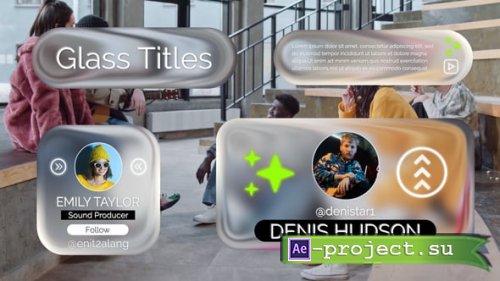 Videohive - Liquid Glass Titles - 63077341 - Project for After Effects