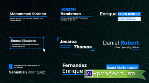 Videohive - Lower Thirds v2 - 62618736 - Project for After Effects