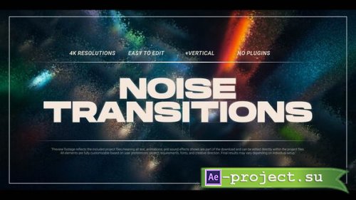 Videohive - Minimal Noise Transitions - 62662557 - Project for After Effects