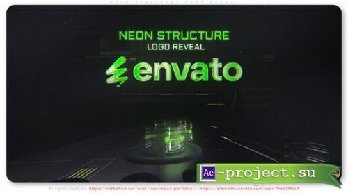 Videohive - Neon Structure Logo Reveal - 63086719 - Project for After Effects
